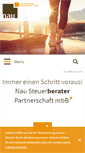 Mobile Screenshot of nau-steuerberatung.de